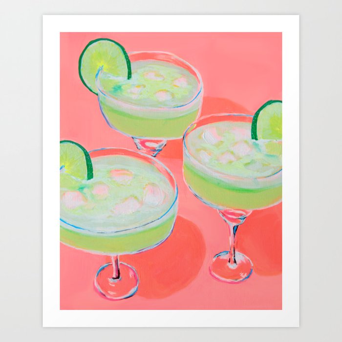 Tres Margaritas Art Print