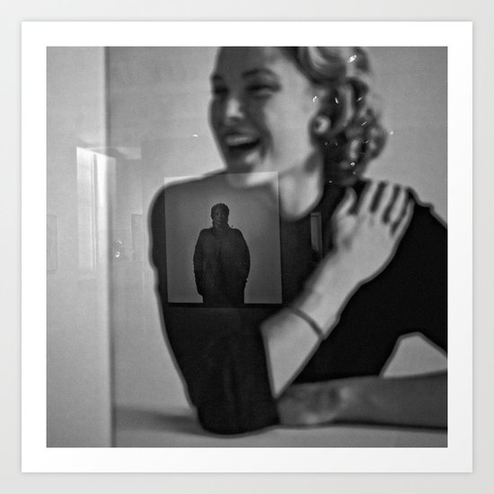 smiling Grace can't understand Art Print