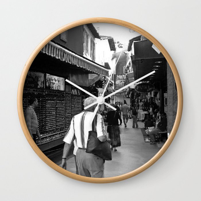 Corfu Market Wall Clock
