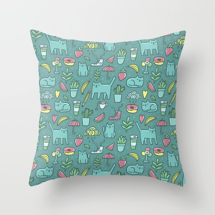 Things I love Throw Pillow