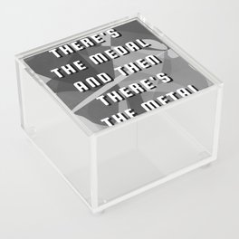 Medal and metal typography Acrylic Box