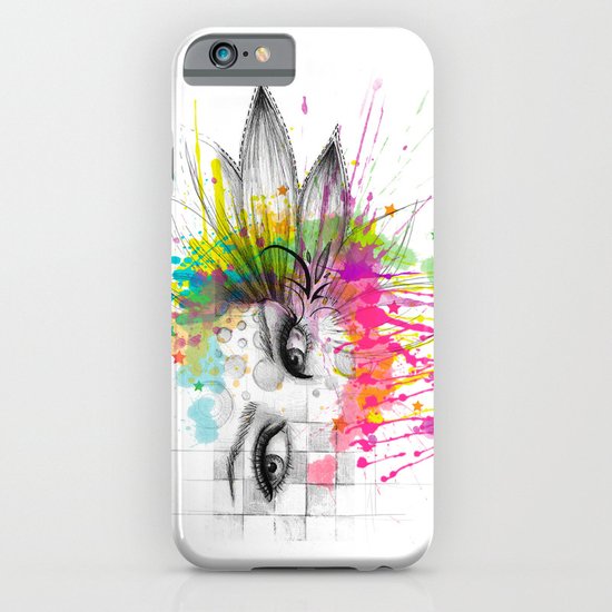 Beautiful Flower Eyes iPhone & iPod Case