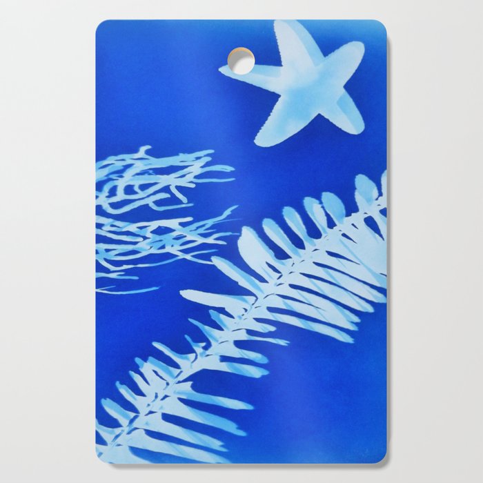 sea star nature print Cutting Board