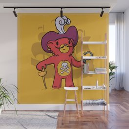 Captain Hook Wall Murals Society6 Captain Bear Hook Wall Mural