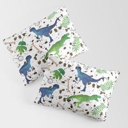 Watercolor Dinosaurs Pillow Sham