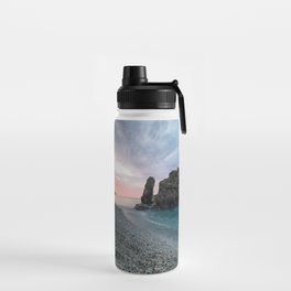 Sunrise in Monterosso Water Bottle