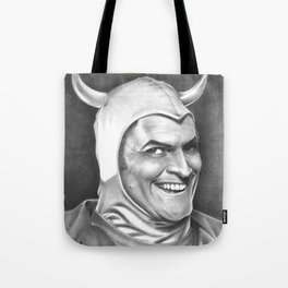 Bruce Campbell inspired fan art, based on my original hand-drawn graphite illustration Tote Bag