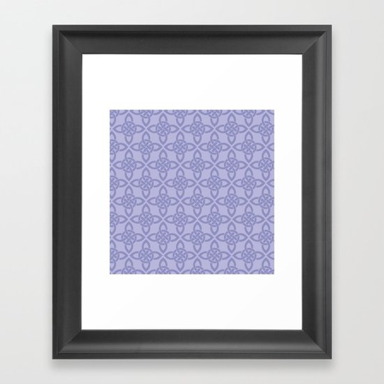 Northern Knot Pattern Framed Art Print