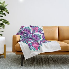 Colorful Mandala Decorative Throw Blanket