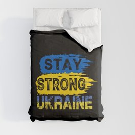 Stay Strong Ukraine Comforter
