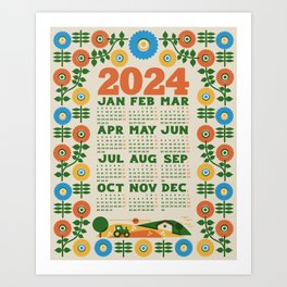 Calendar Art Print