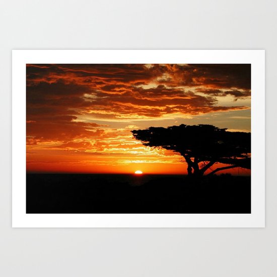 Fiery Dragon Art Print