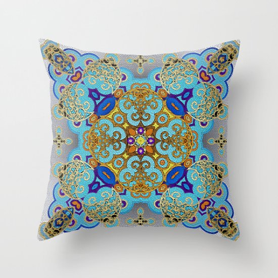Mix&Match Byzantine Mosaic 03 Throw Pillow