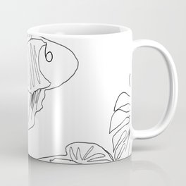 Botanical Line Drawing Coffee Mug