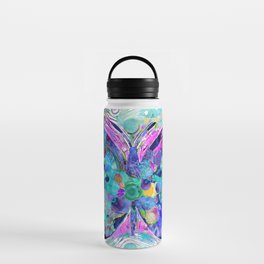 Bright Colorful Butterflies - Wild Butterfly Art Water Bottle