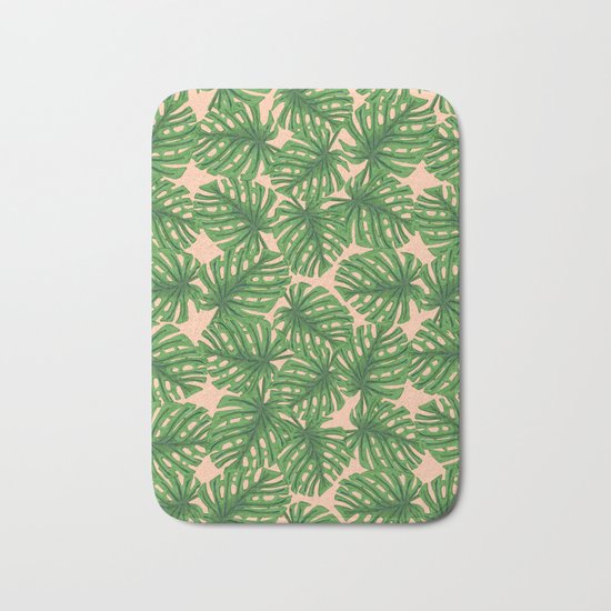 Monstera Theme 2 Bath Mat