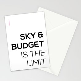 designer rule #1 Stationery Cards