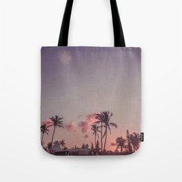 Elbow Beach Sunset Tote Bag
