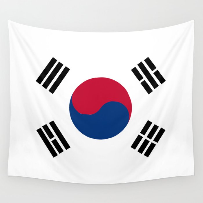 South Korean Flag Wall Tapestry