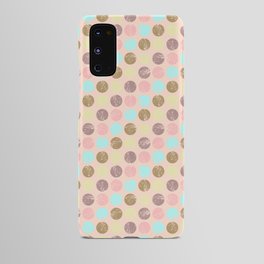 Dots and Texture - Pink  Android Case