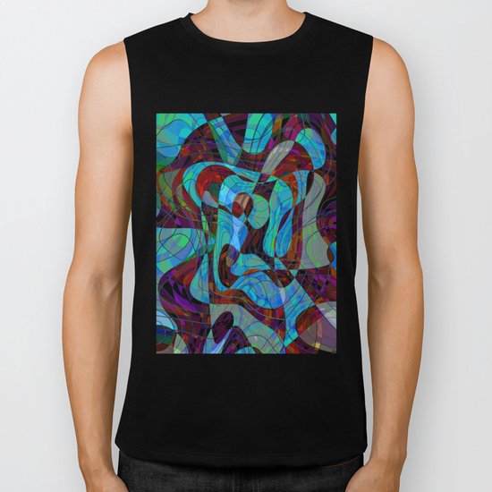 The Jazz Accordionist Biker Tank