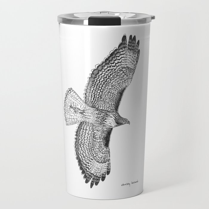 Red-tailed Hawk Travel Mug