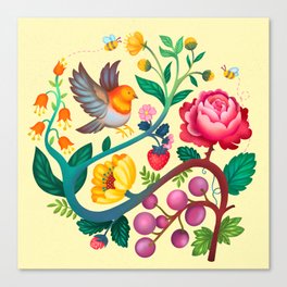 Robin's Nest Canvas Print