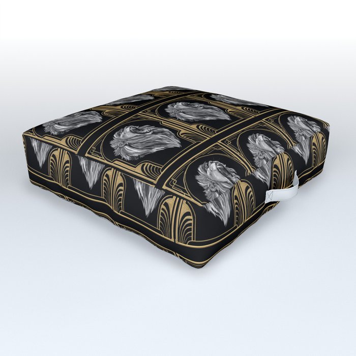 Deco Art 20's Roaring Lion Outdoor Floor Cushion