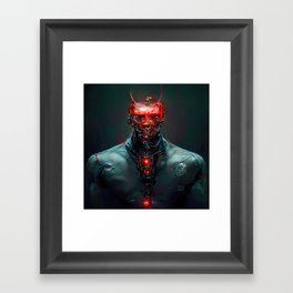 Cyber Devil Framed Art Print