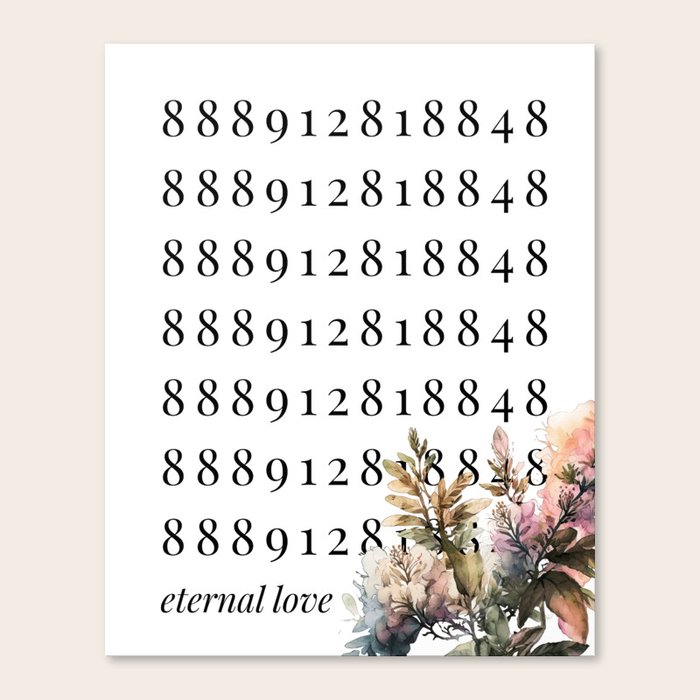 eternal love (888912818848) Art Print by Magnolia Wilder