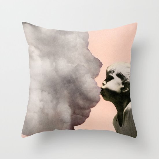 Exhalation Throw Pillow