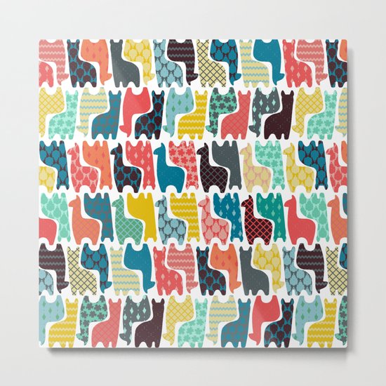 baby llamas Metal Print