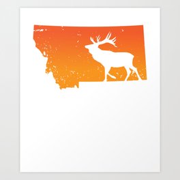 Montana Elk Hunting, Montana Elk Hunter, Elk Hunt, Elk Hunter Gift Art Print | Elkhuntinggift, Trophyelk, Elkclothing, Elkaholic, Elkantler, Gotelk, Elkhunter, Elkhunt, Elkhuntinggear, Huntingdad 