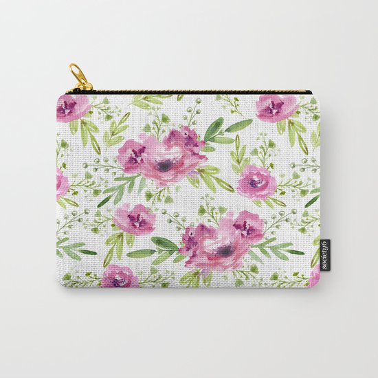 Pink roses Carry-All Pouch