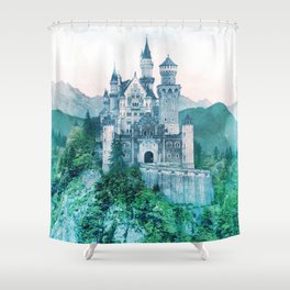 Hilltop Castle Shower Curtain