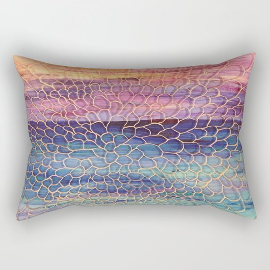 Looking through Lace Rectangular Pillow