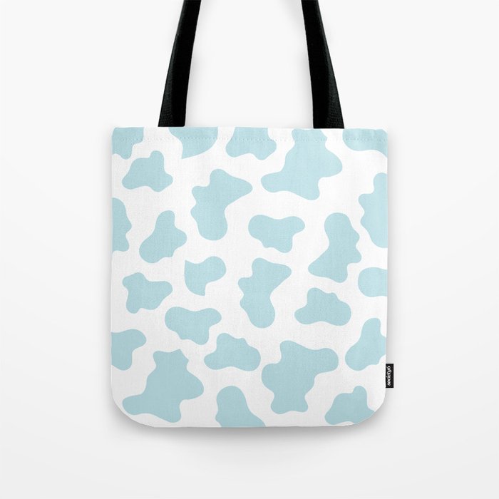 Cow print canvas on sale bag