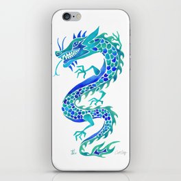 Chinese Dragon – Blue Palette iPhone Skin