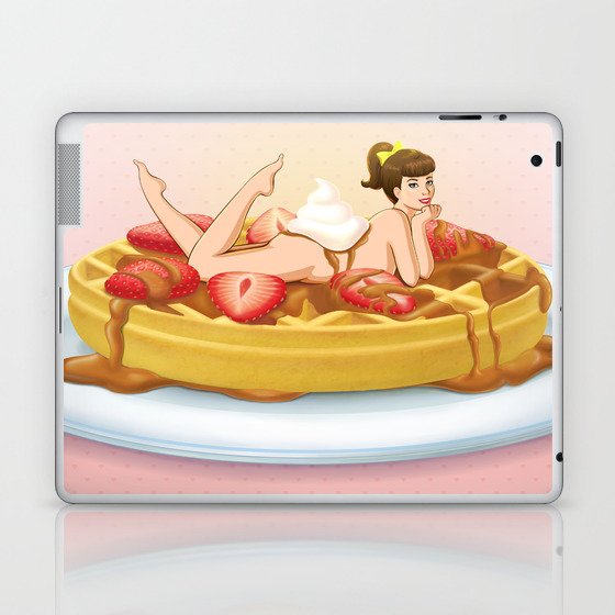 Waffle Girl Laptop & iPad Skin
