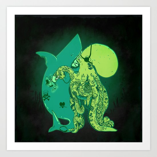 Oceanic INK Art Print
