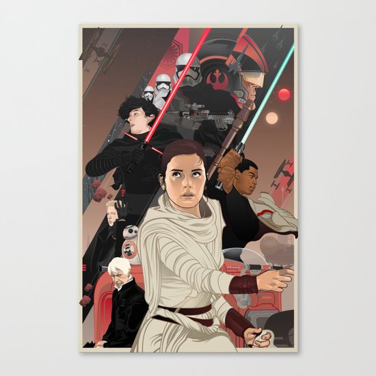 There has been an awakening Canvas Print