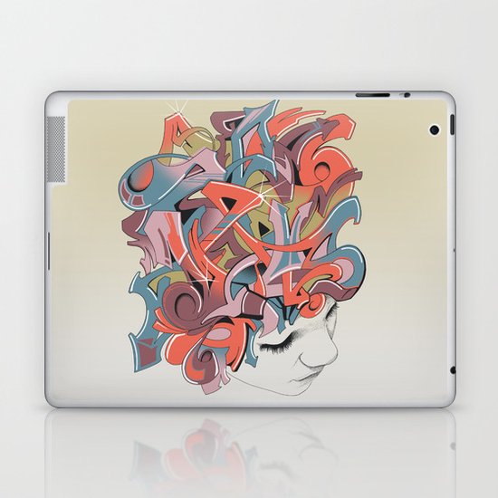 Graffiti Head Laptop & iPad Skin