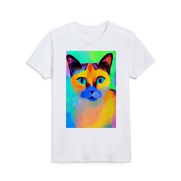 Siamese Cat 4 Kids T Shirt