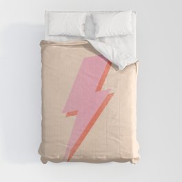 Thunderbolt: The Peach Edition Comforter