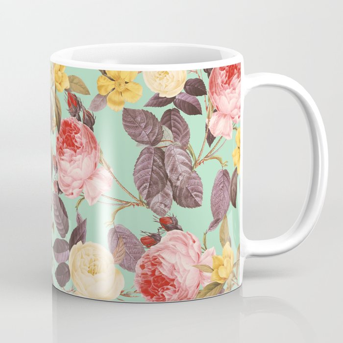 Classic Floral Pattern Coffee Mug