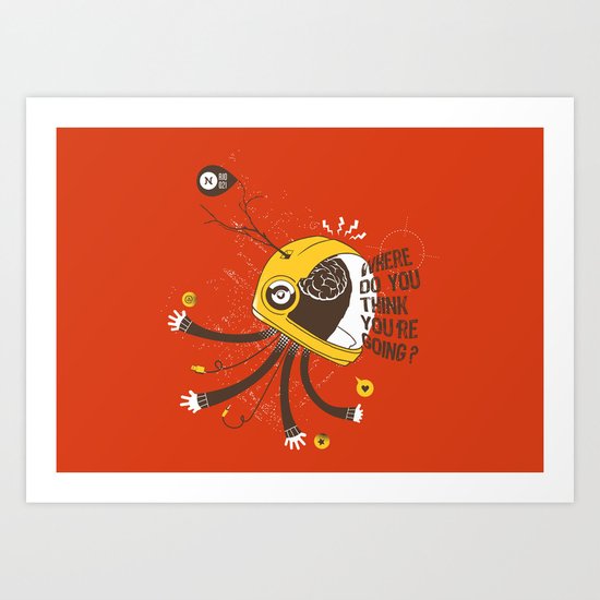 ordered world Art Print