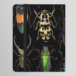 Insects Beetles Collage iPad Folio Case