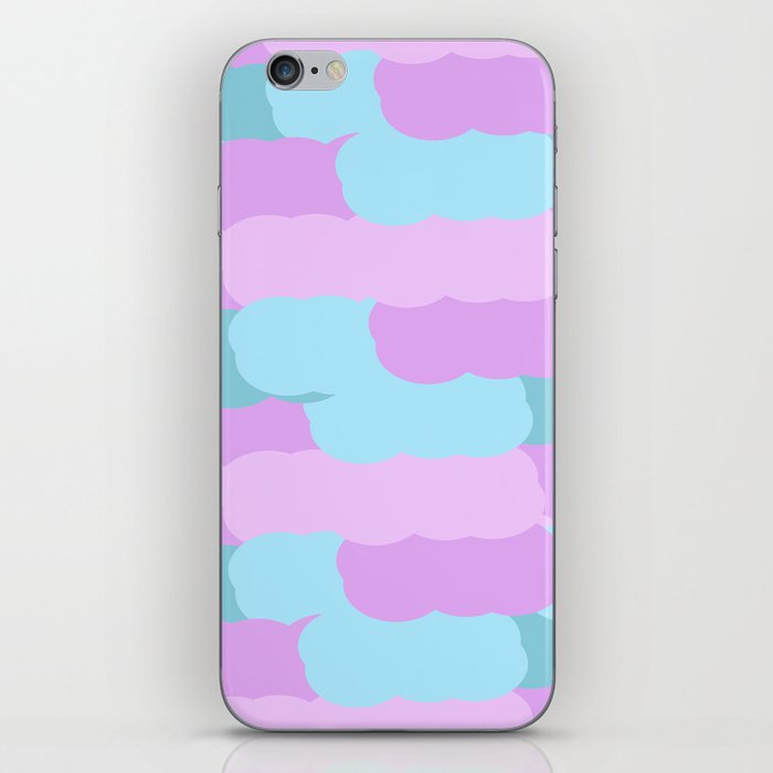 Colorful clouds iPhone Skin