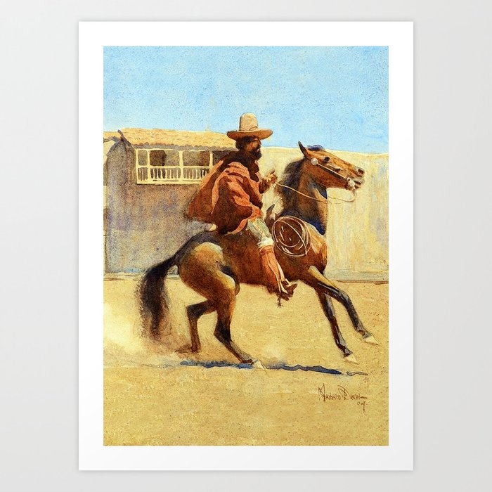 Ranchero of Old California by Maynard Dixon Art Print