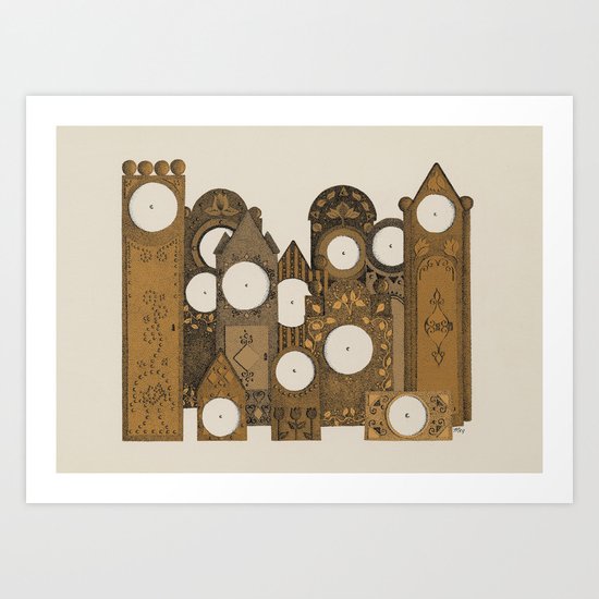 Points in time Art Print